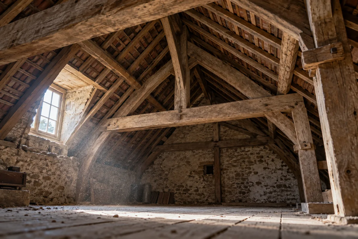 Charpente trop faible : renforcer ou alléger la toiture